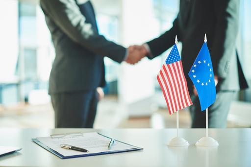 EU USA Cyprus flag